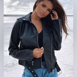 Leather Jacket in Black